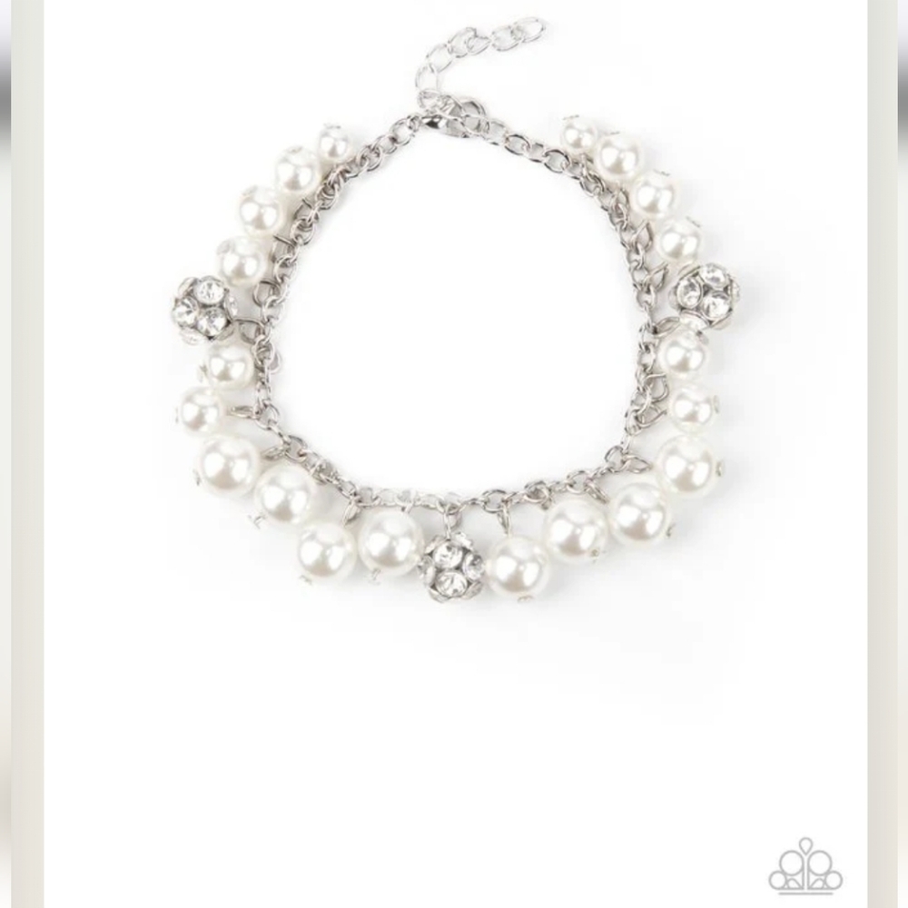 The Grandeur Tour White Bracelet Fashion Jewelry